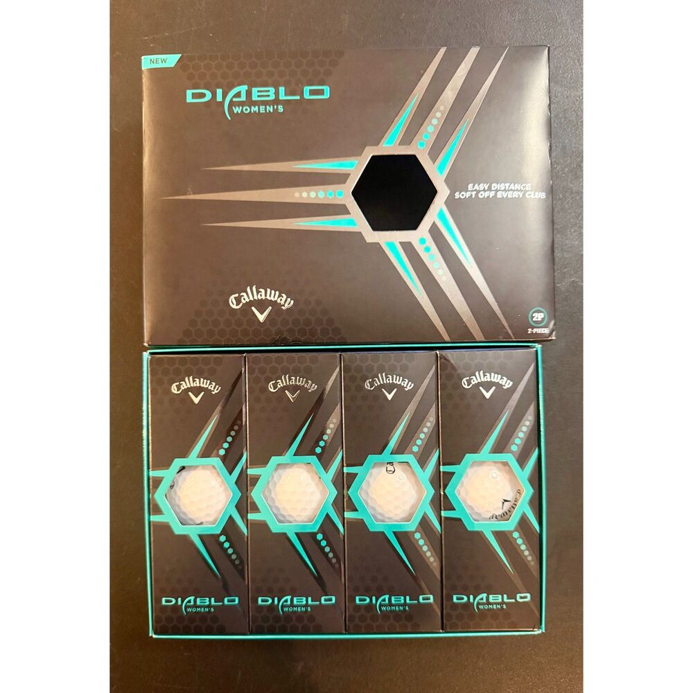 Callaway Diablo Women's Golf Balls 12 Balls Brand New In Box